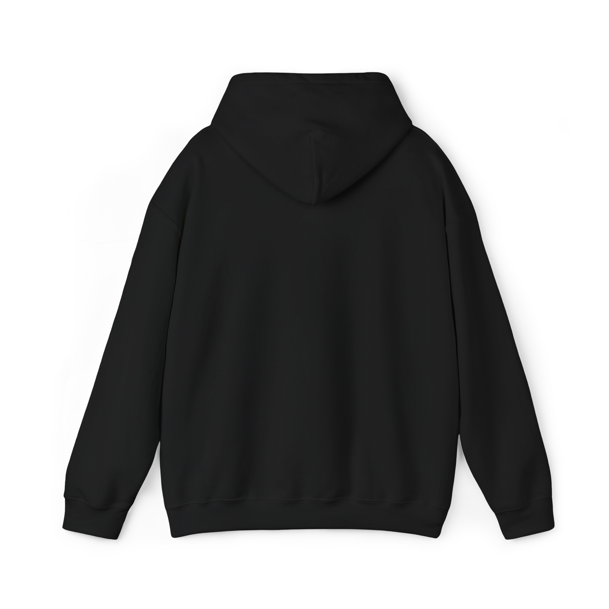 Minimalist 'FADL' Black Hoodie — Clean Logo Pullover